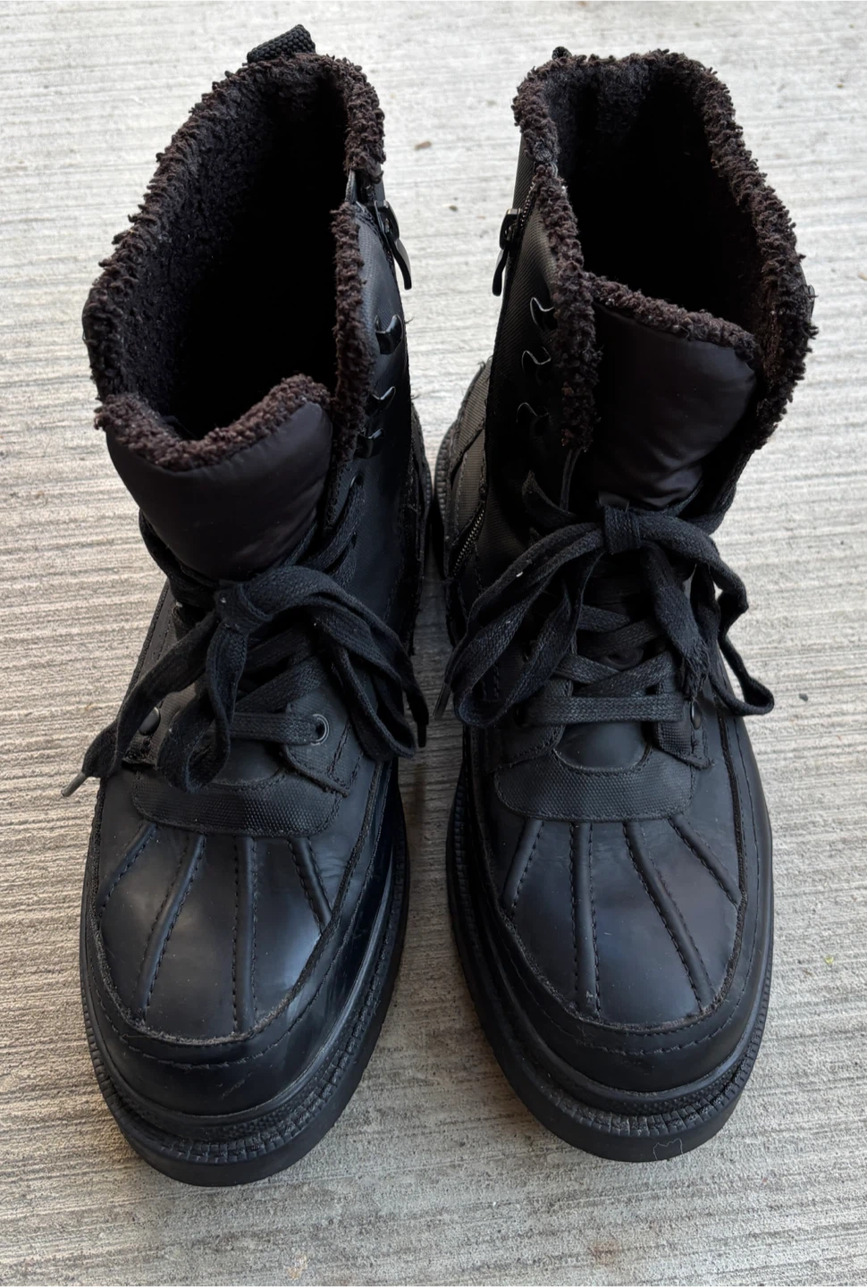 Call It Spring Black Winter Boots for women (size 9)