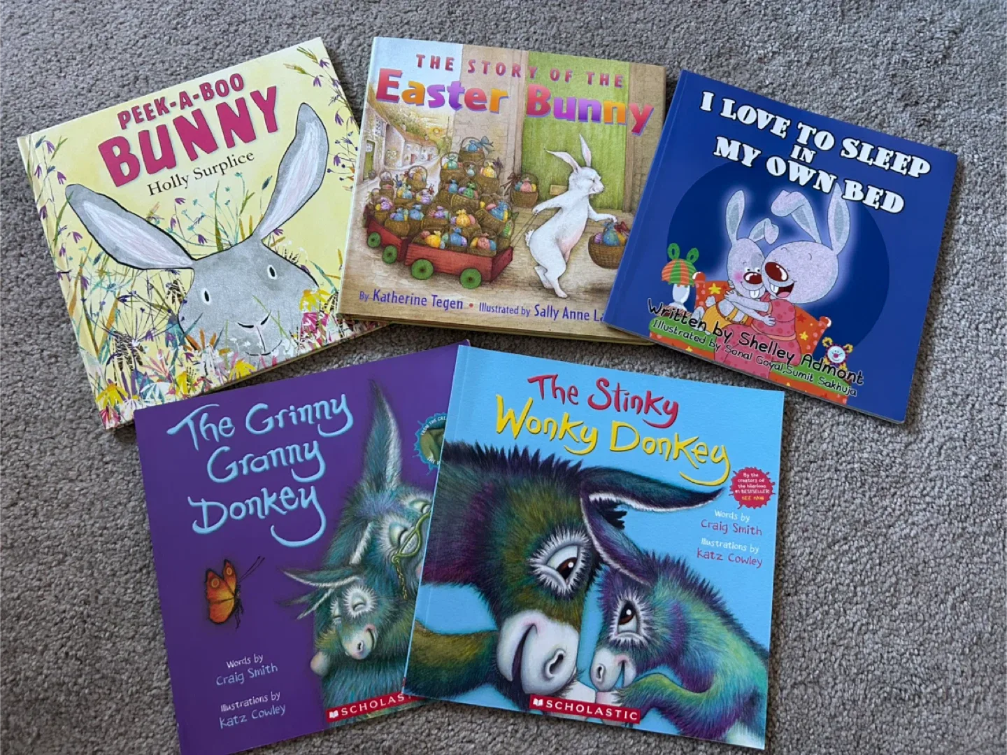 Kids' Books bundle donkey and bunny lovers