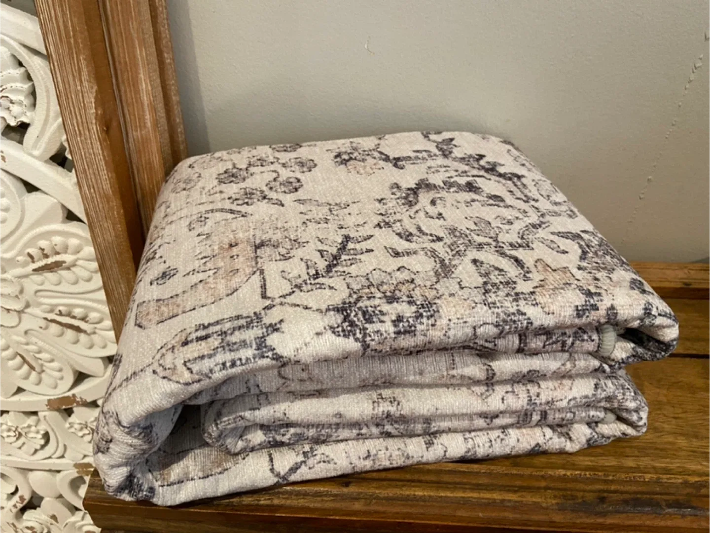 New 4x6 Area Rug Washable Grey Multi image indicator(5)