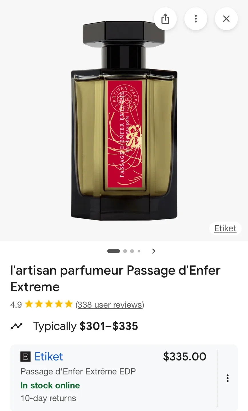 L'Artisan Parfumeur Passage d'Enfer Extrême EDP image indicator(2)