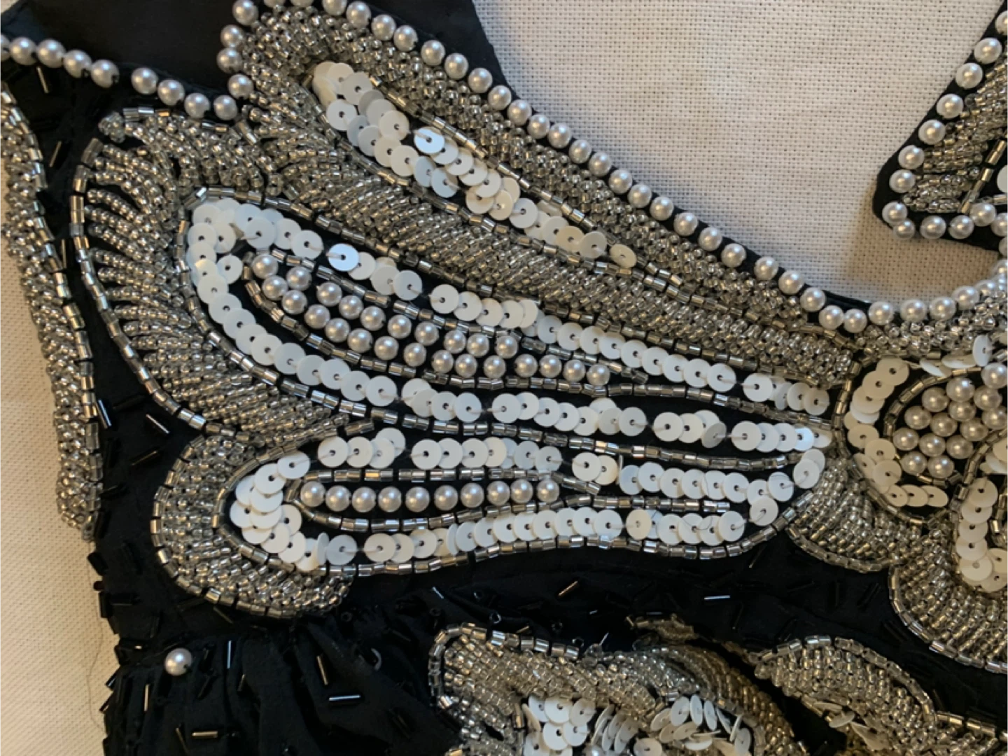 Vintage Black Beaded Dress - photo 2