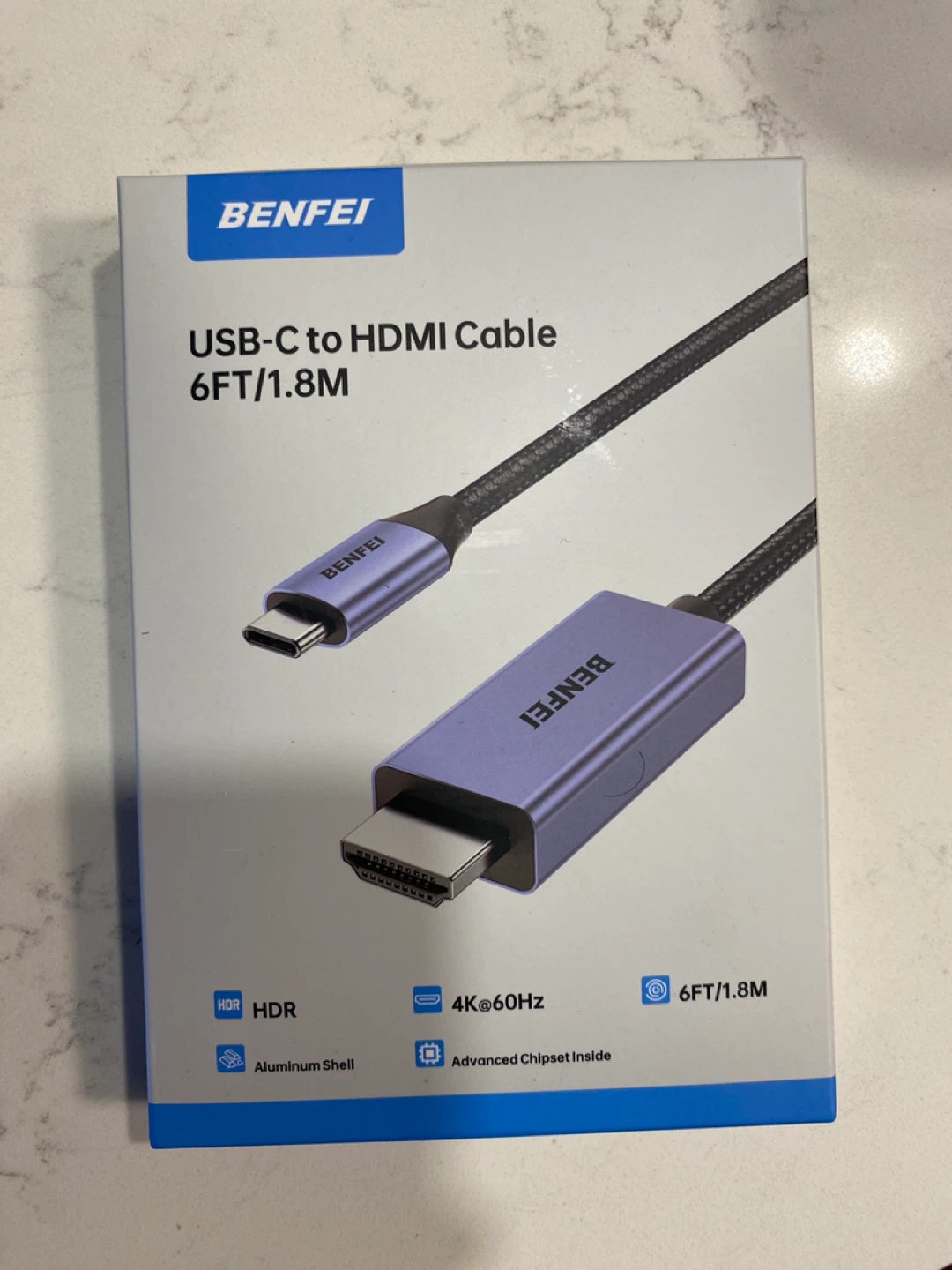 BENFEI USB-C to HDMI Cable - 6ft Gray