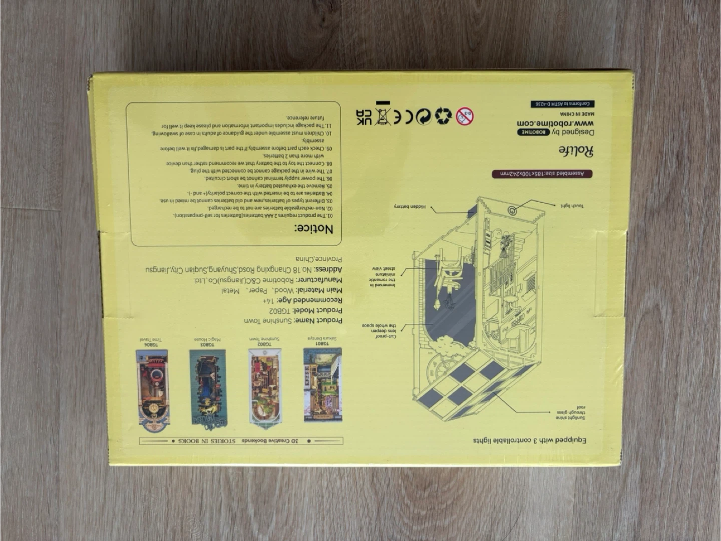 Robotime Sunshine Town 3D Wooden Puzzle - photo 2