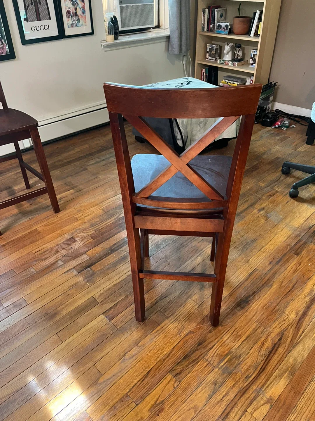 Wooden Bar Stools - Set of 2 image indicator(2)