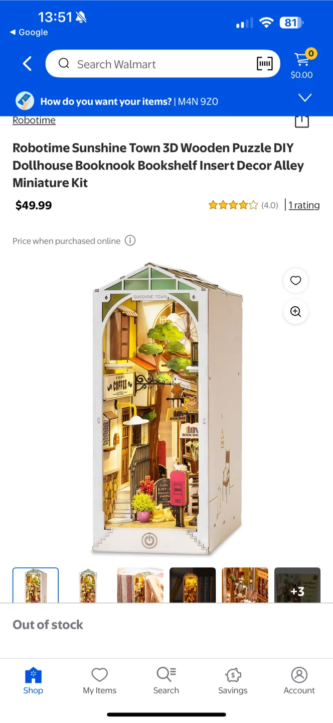 Robotime Sunshine Town 3D Wooden Puzzle - photo 3