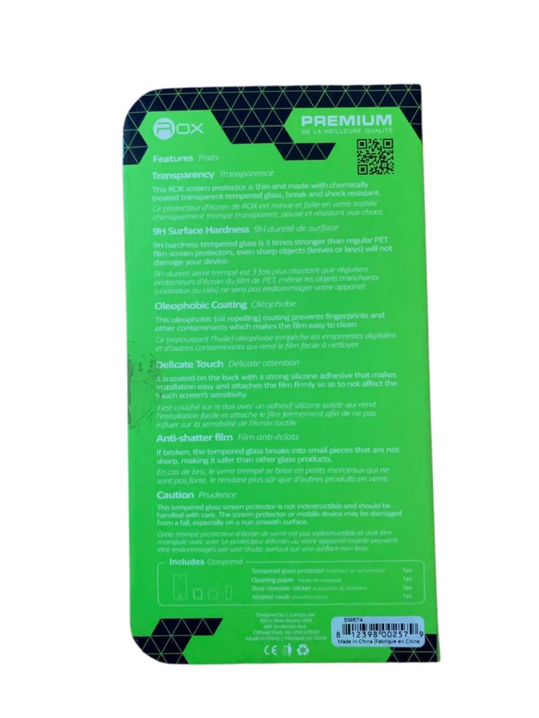 Rox Premium Tempered Glass Screen Protector image indicator(2)