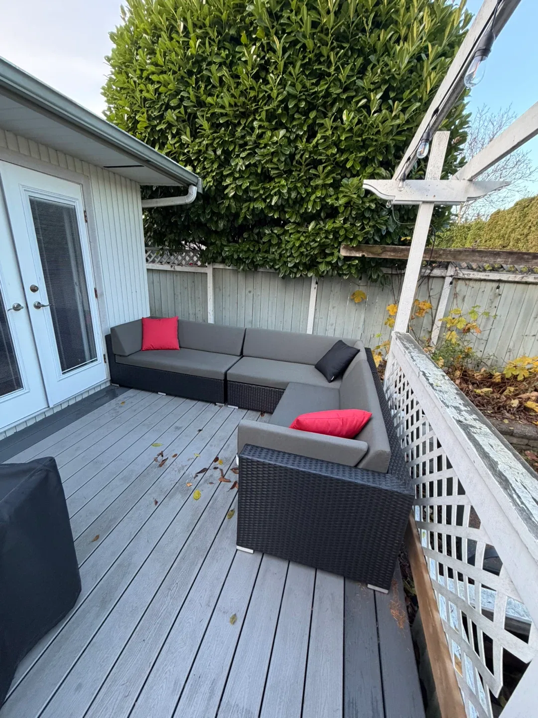 Outdoor Sectional Sofa - Grey image indicator(2)