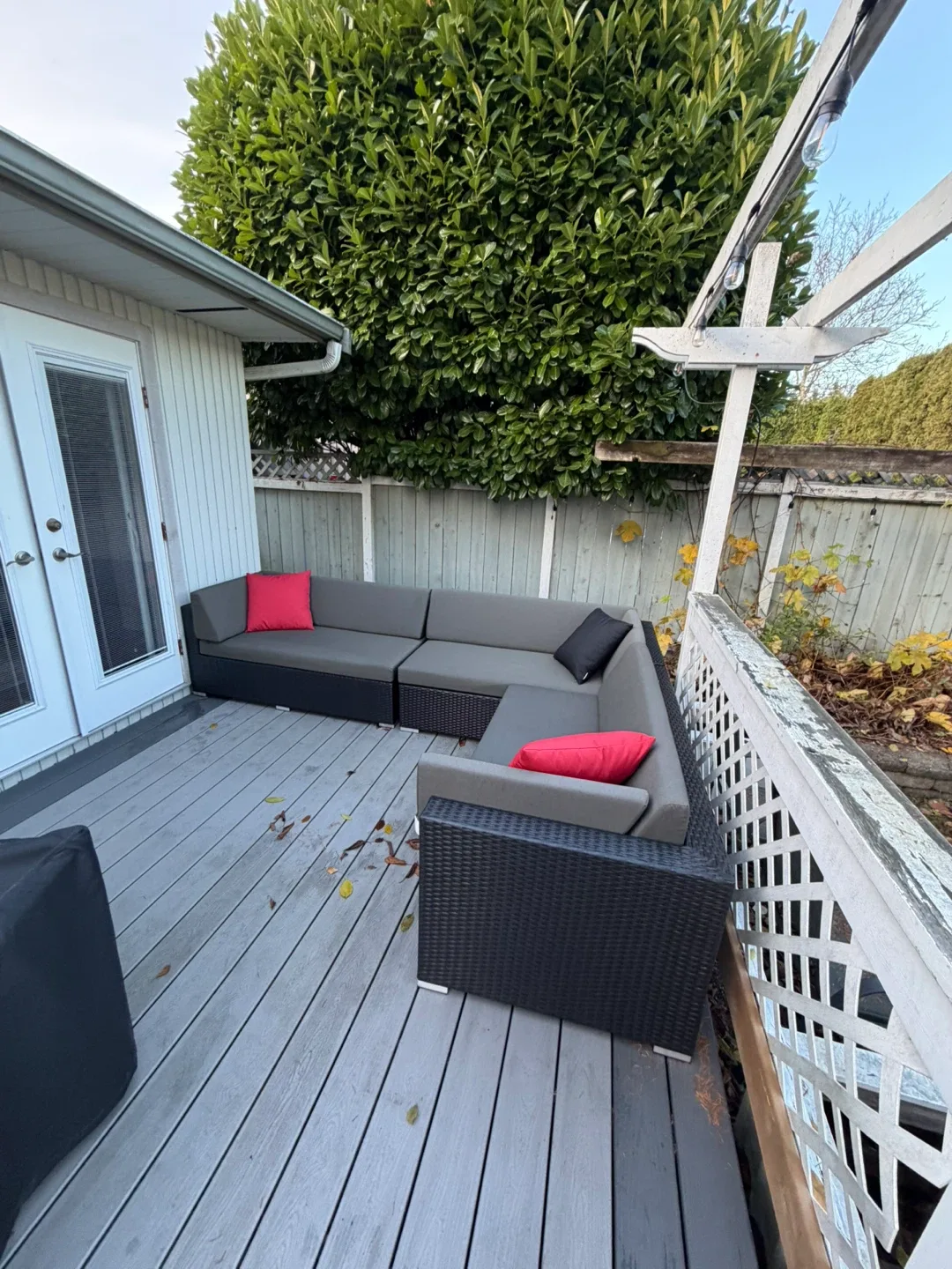 Outdoor Sectional Sofa - Grey