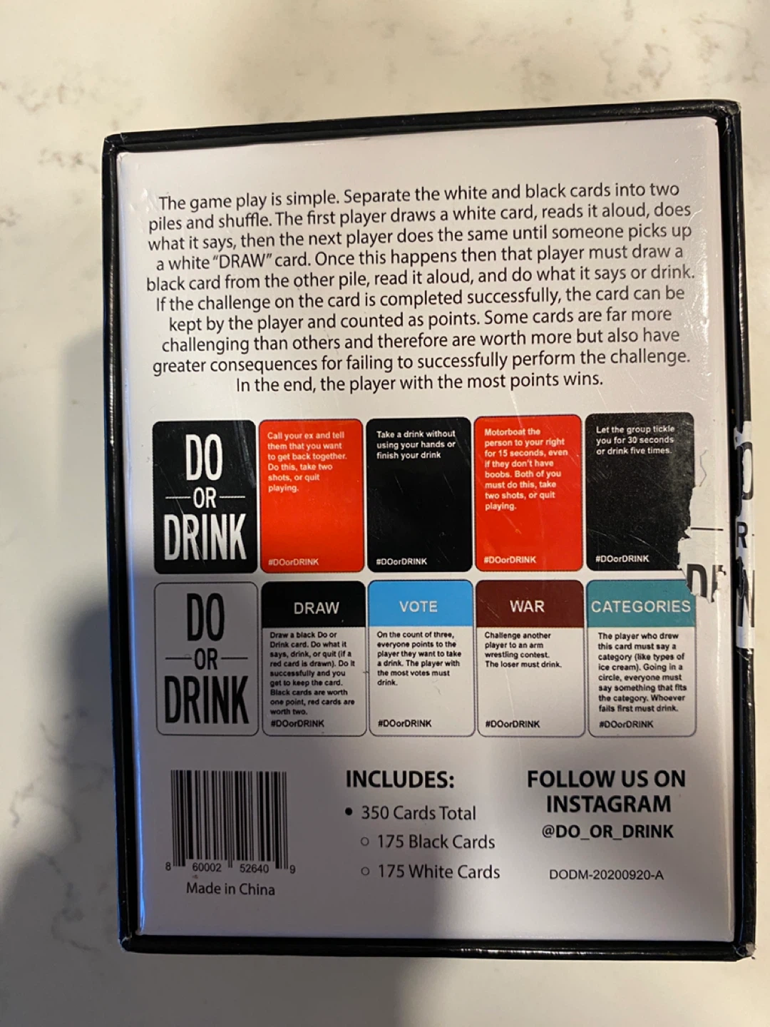 Do or Drink Card Game - Win or Blackout - photo 3