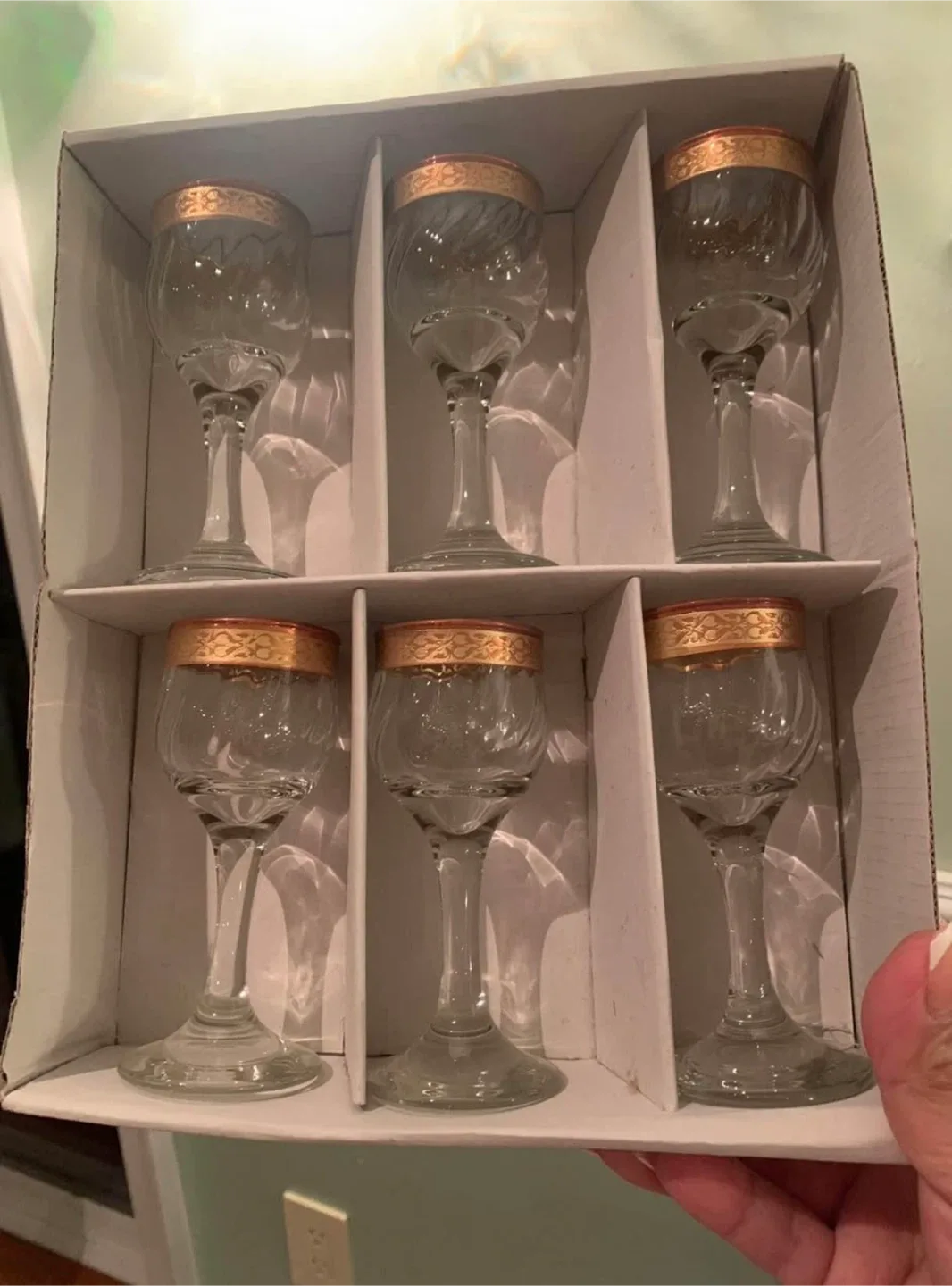 Cristal Mode Set of 6 Coupe Glasses