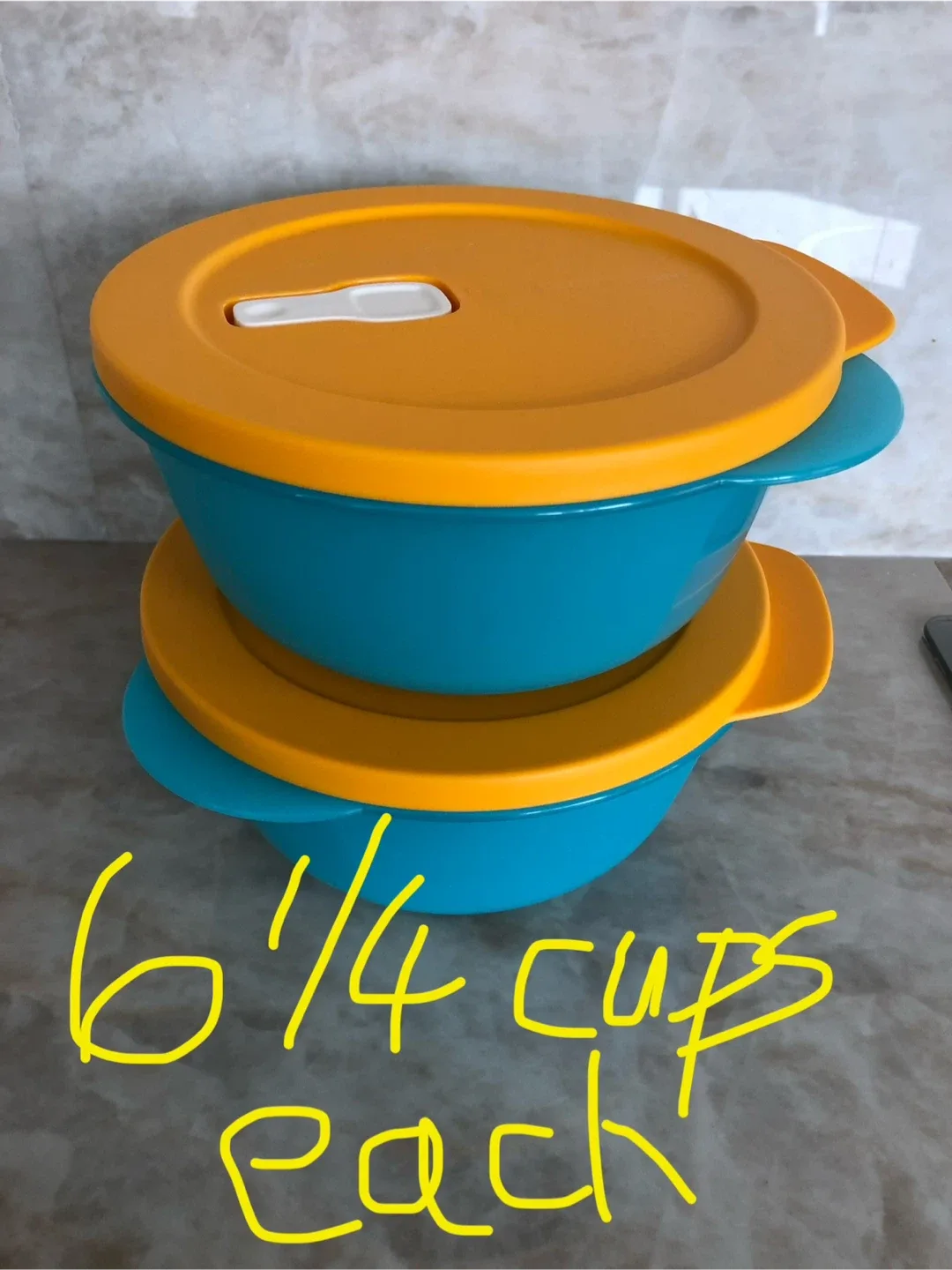 2 NEW Tupperware Microwave Bowls