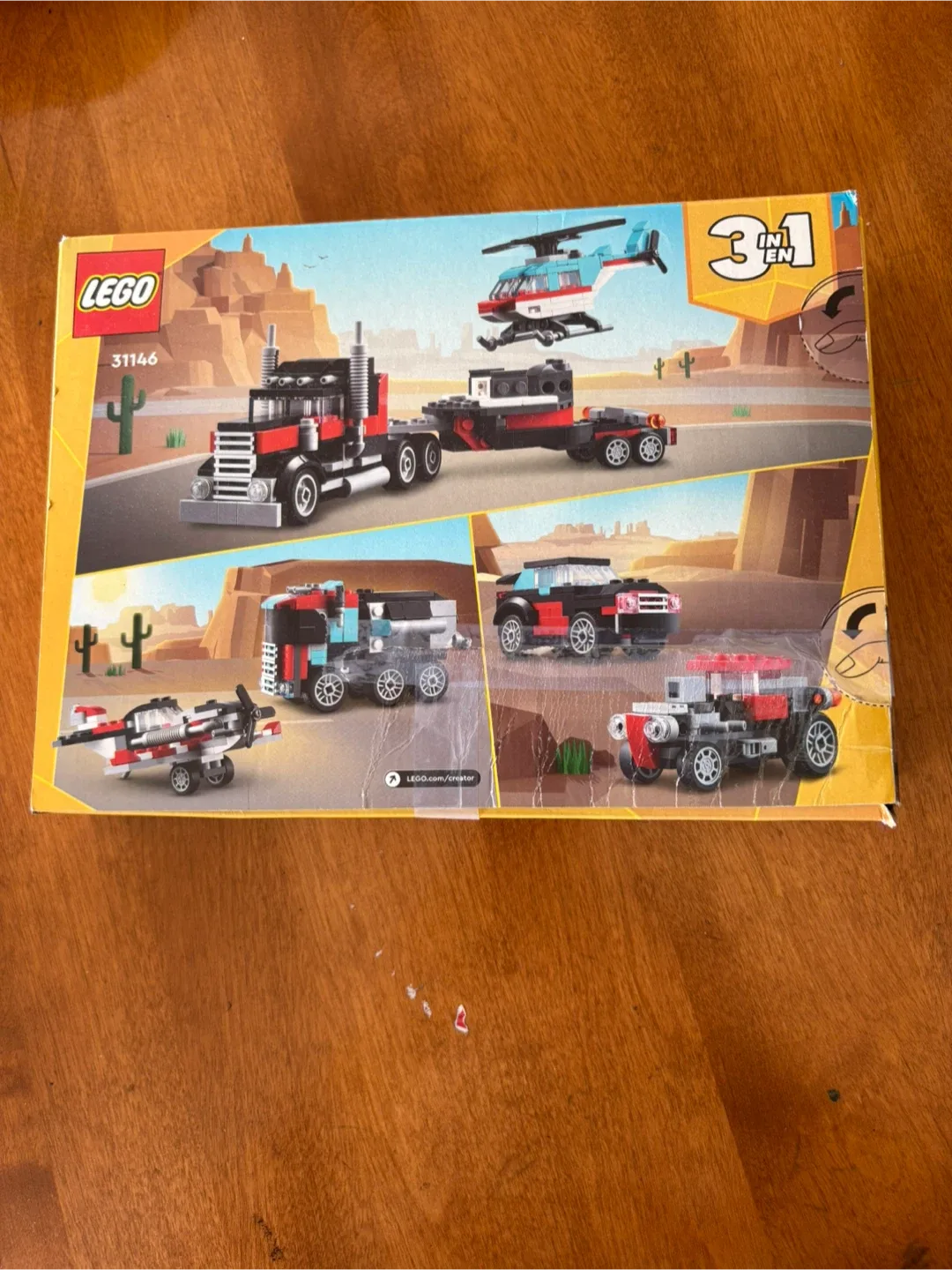 LEGO Creator 3in1 Highway Truck with Helicopter - New