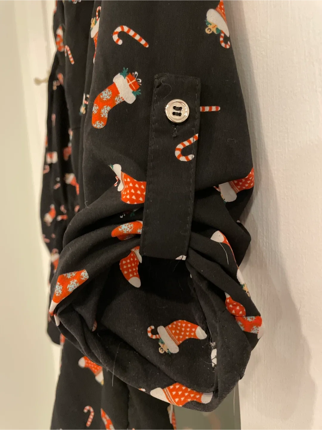 Christmas Print Blouse image indicator(3)