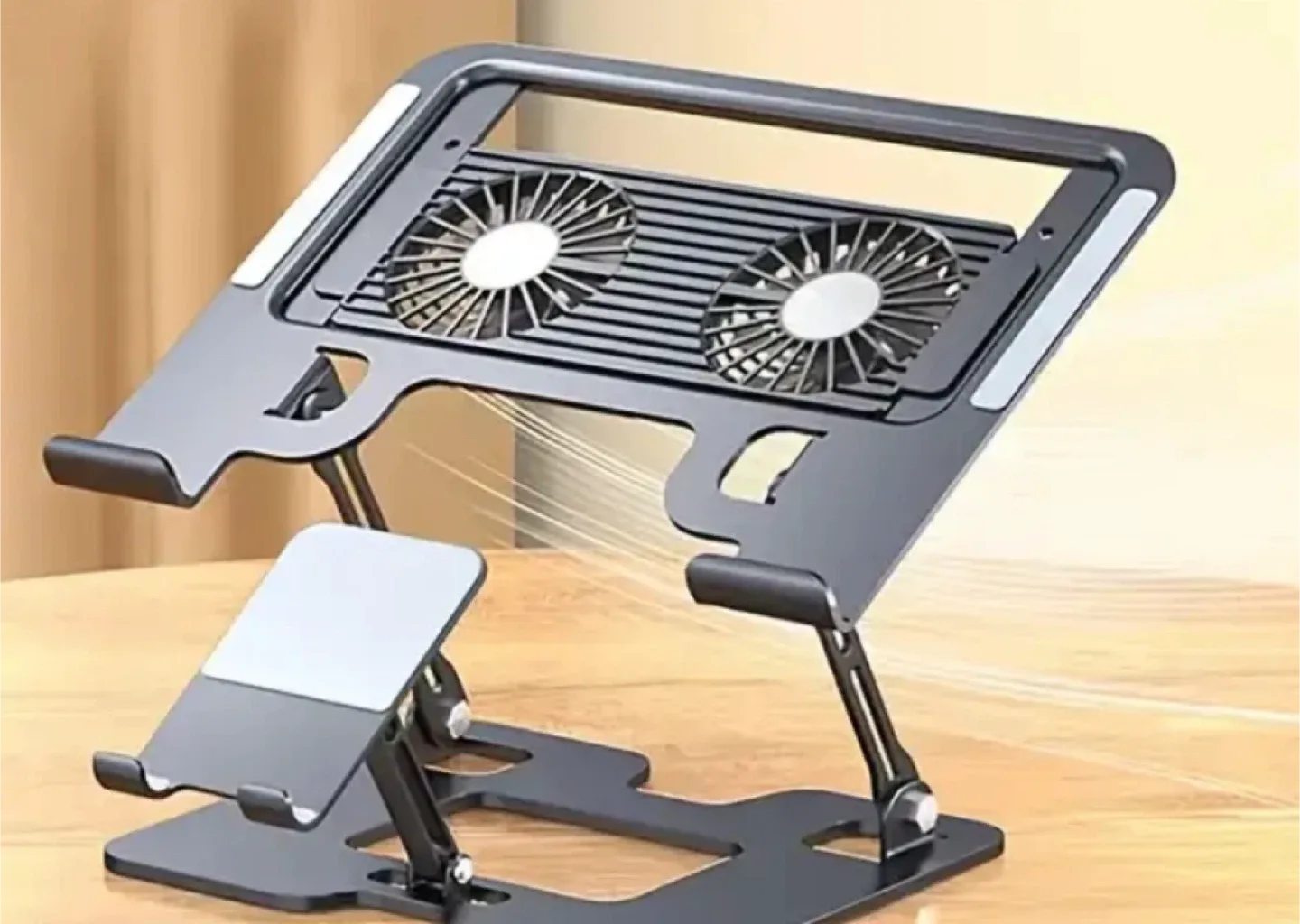 Laptop Stand with Cooling Fan - Adjustable