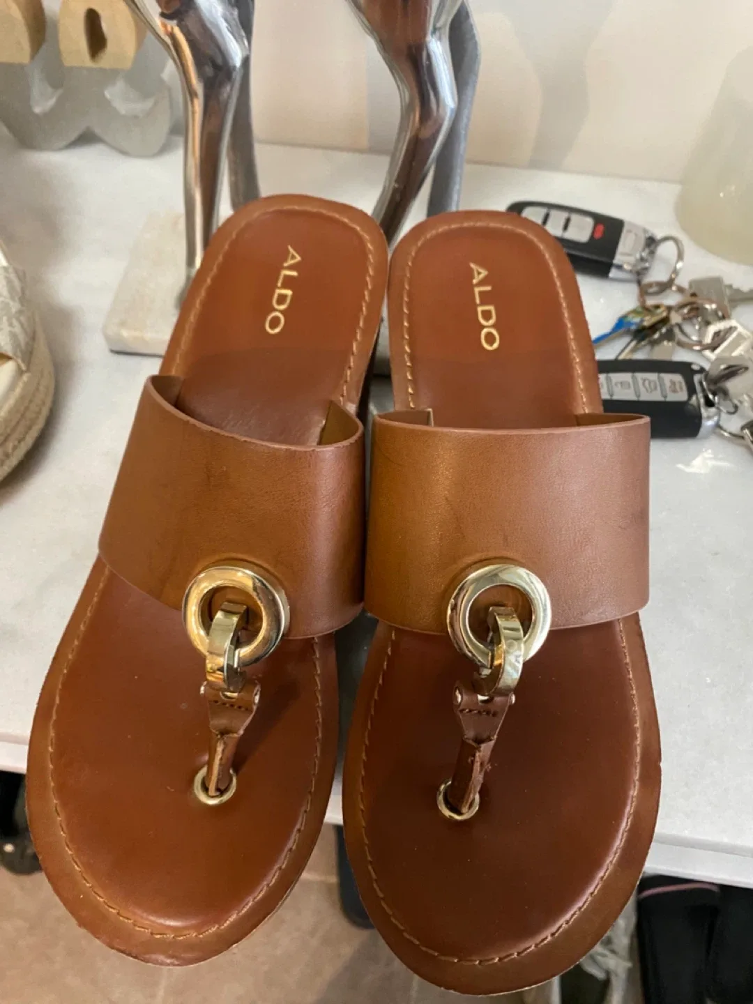 Aldo Brown Sandals
