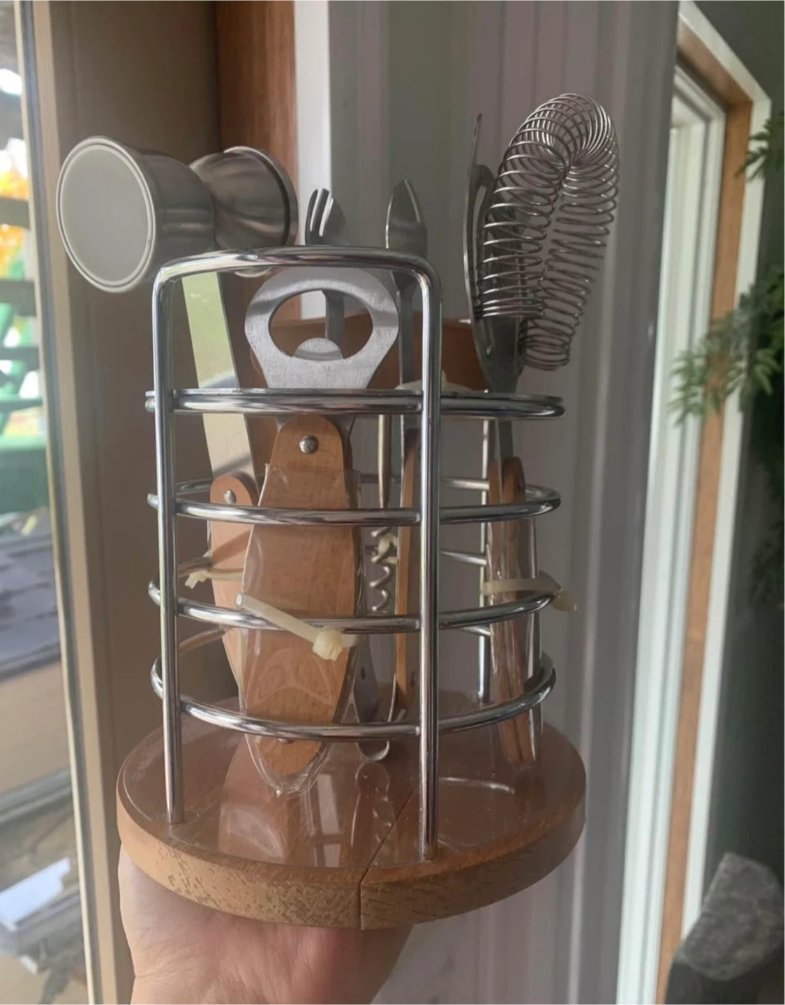 Cocktail Bar Tool Set with Stand
