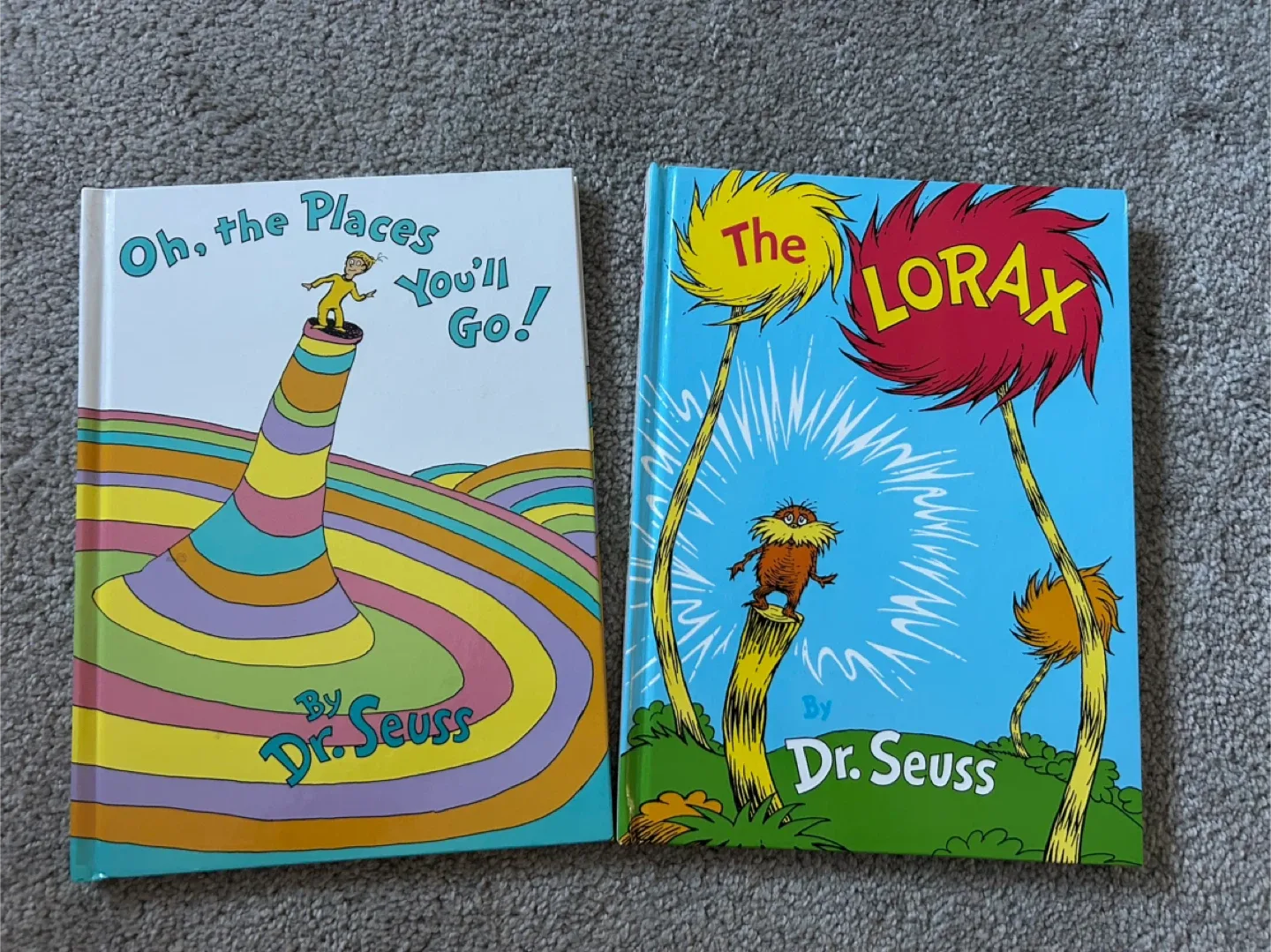 Dr. Seuss Books: Oh, the Places You'll Go! & The Lorax
