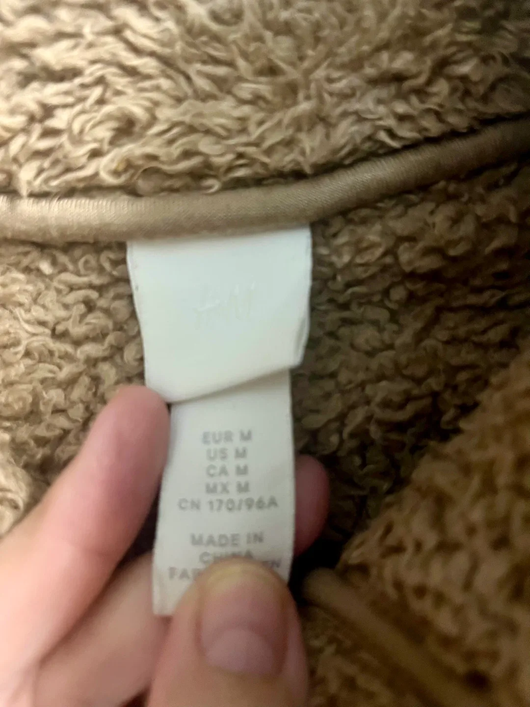 H&M Sherpa Pullover - Size M image indicator(2)