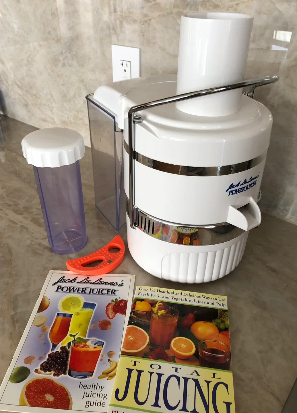 Jack La Lanne's Power Juicer & recipe books