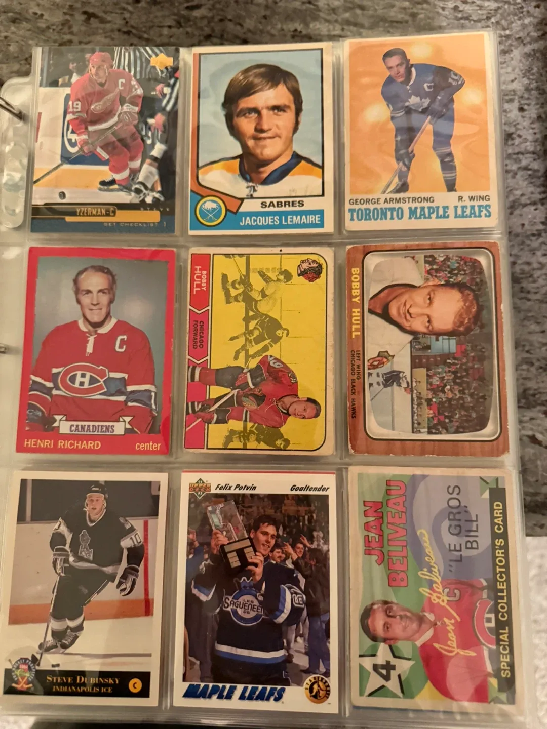 Vintage Hockey Trading Cards Collection image indicator(4)