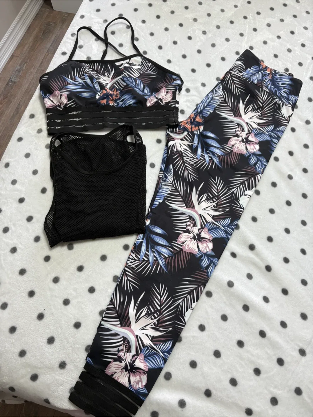 Floral Print Activewear Set