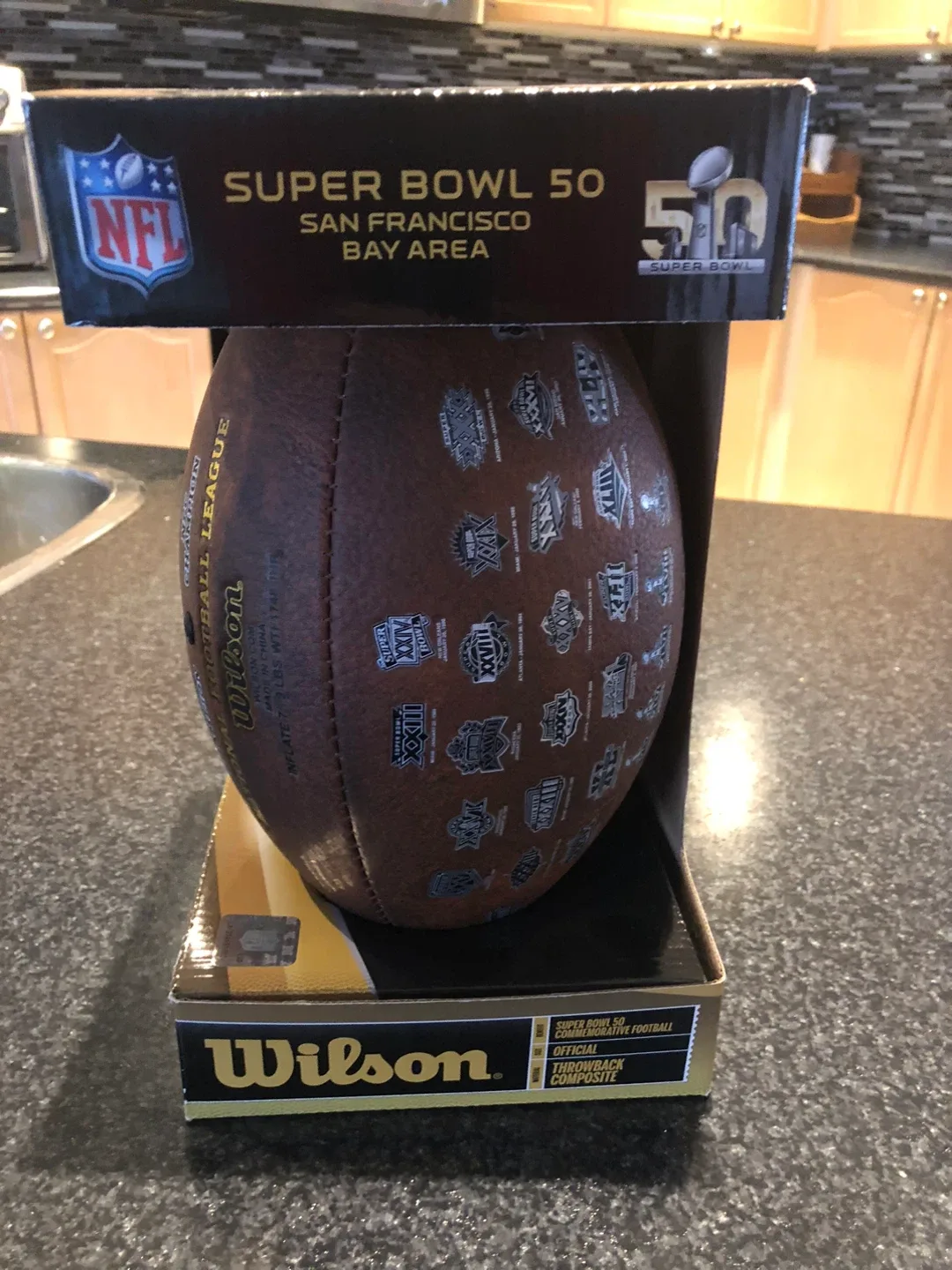 Wilson NFL Super Bowl 50 Football image indicator(2)