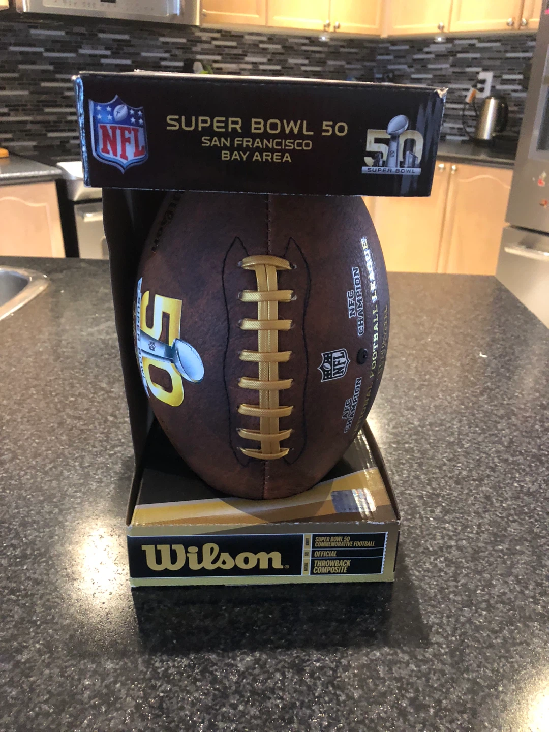 Wilson NFL Super Bowl 50 Football