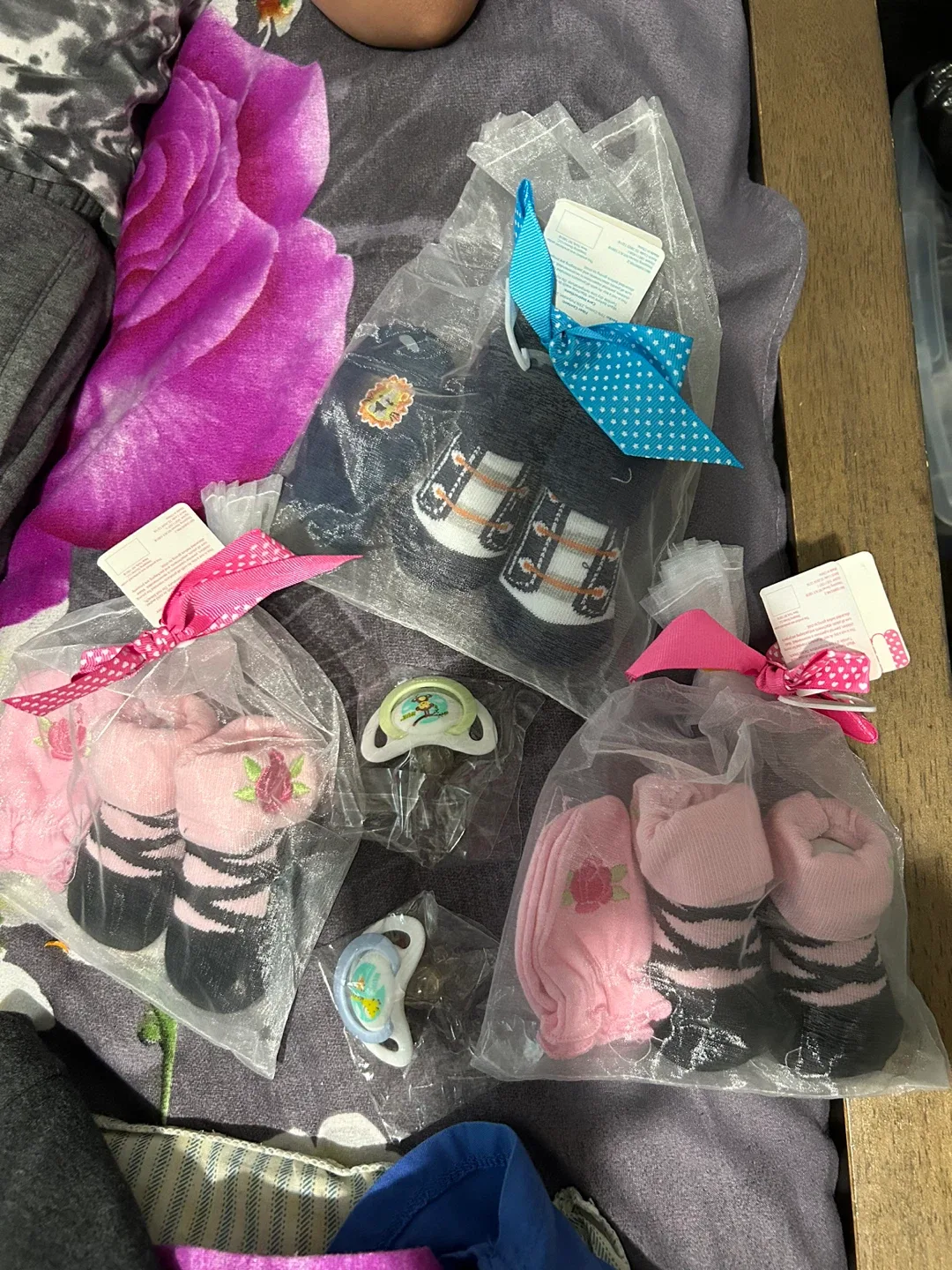 Baby Socks & Pacifiers - New in Package