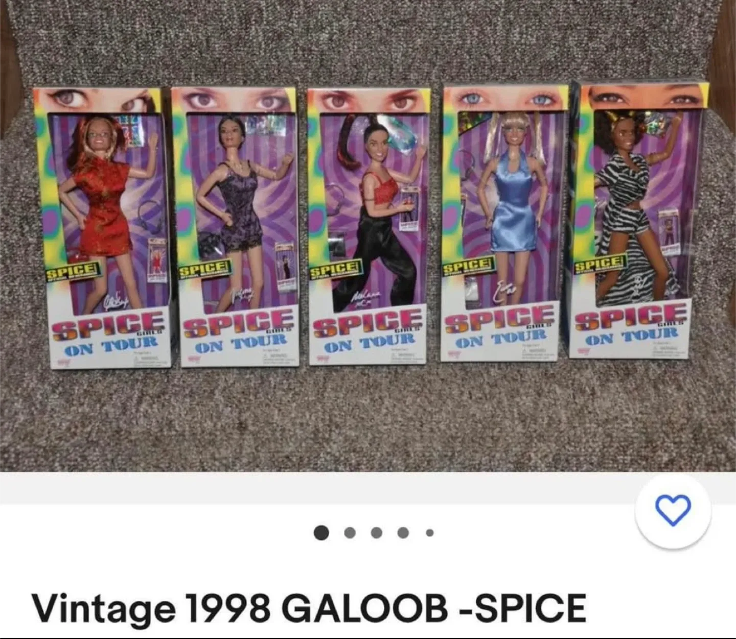 Spice Girls On Tour Dolls - Galoob 1998