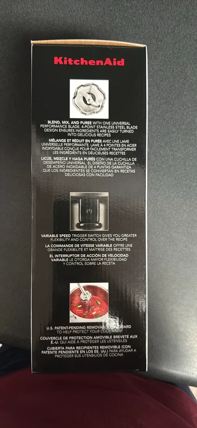 KitchenAid Corded Hand Blender - Empire Red image indicator(3)