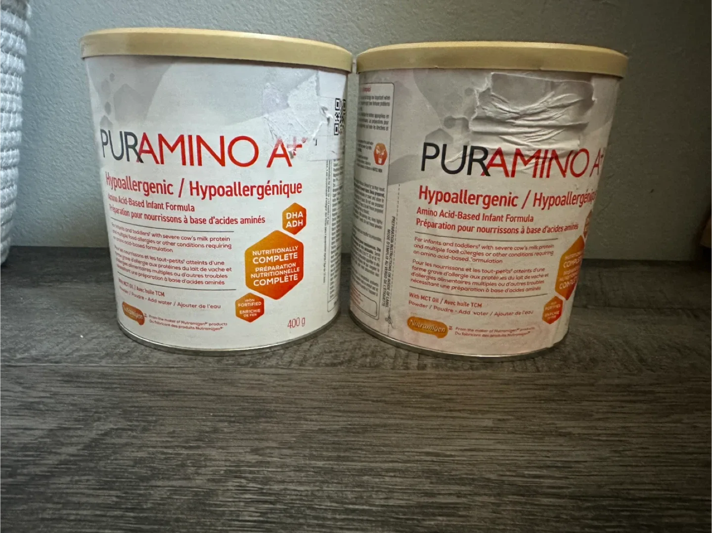 New! Puramino A+ Hypoallergenic Infant Formula, 400g
