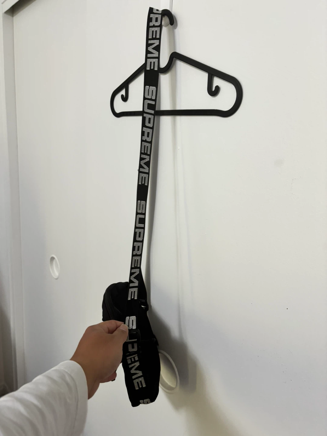 Supreme Cordura Fabric Black Shoulder Bag - photo 2