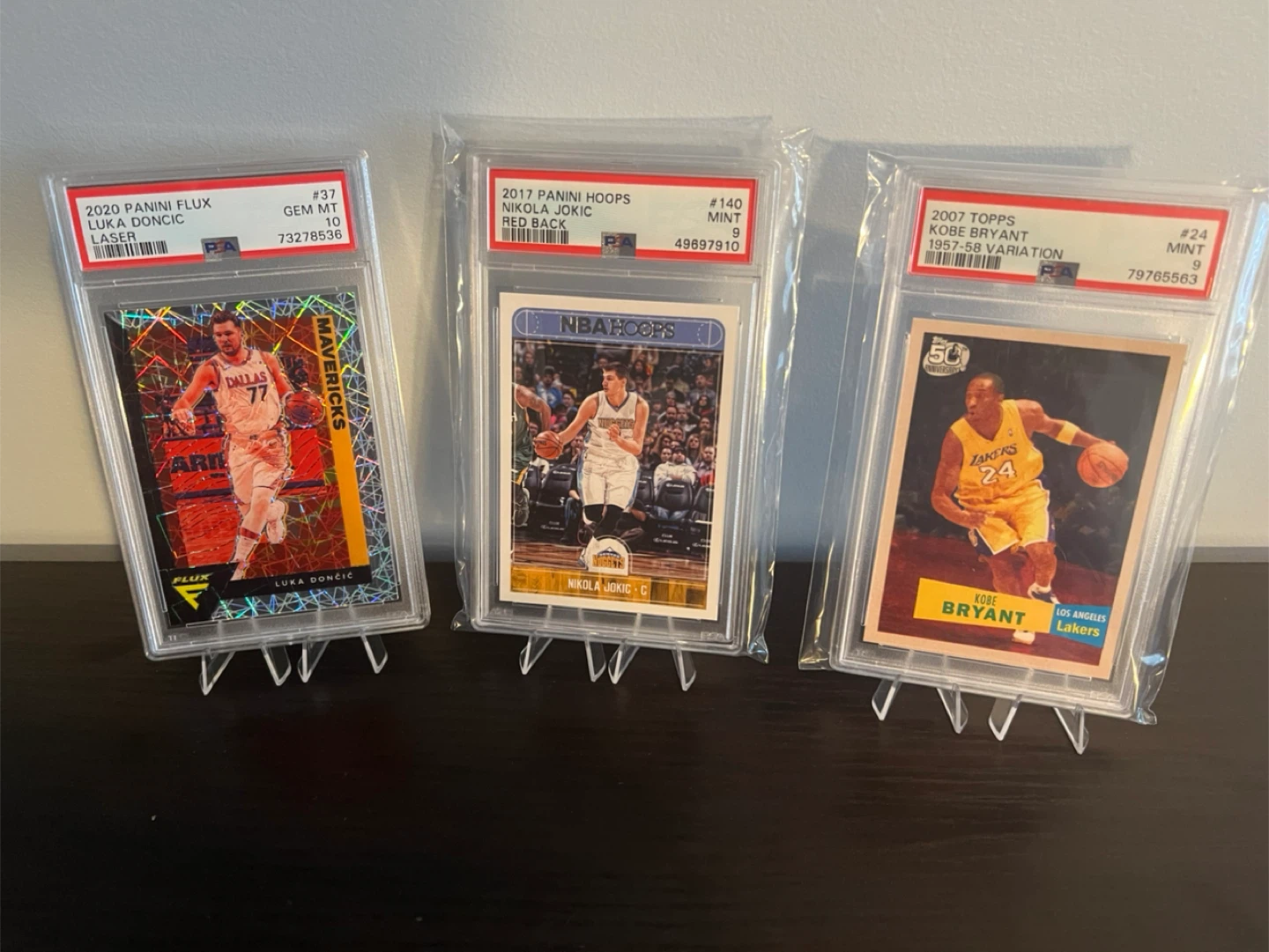 PSA Graded - Luka, Kobe, Jokic