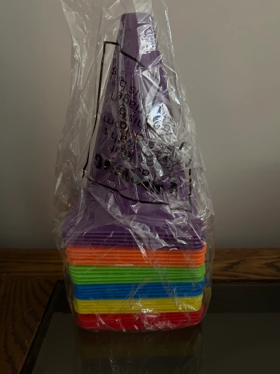 New Set of 30 Rainbow Traffic Party sports Cones