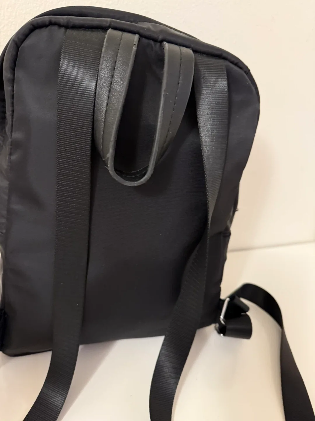Black Nylon Mini Backpack image indicator(2)