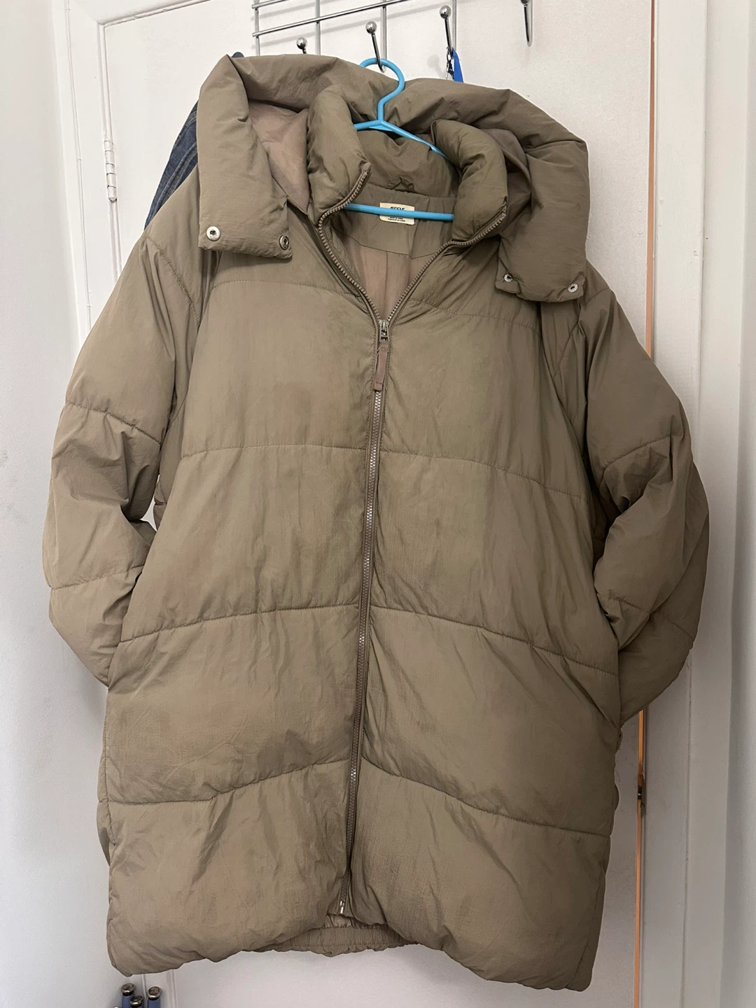 Beige Puffer Coat