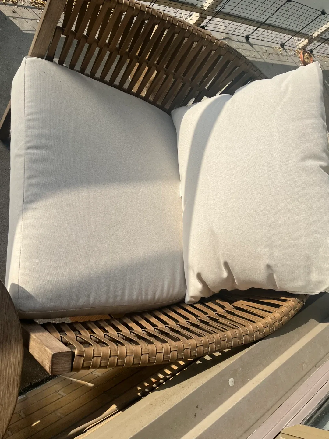 Outdoor Faux Wicker Patio Set - 2 Chairs & Table image indicator(5)