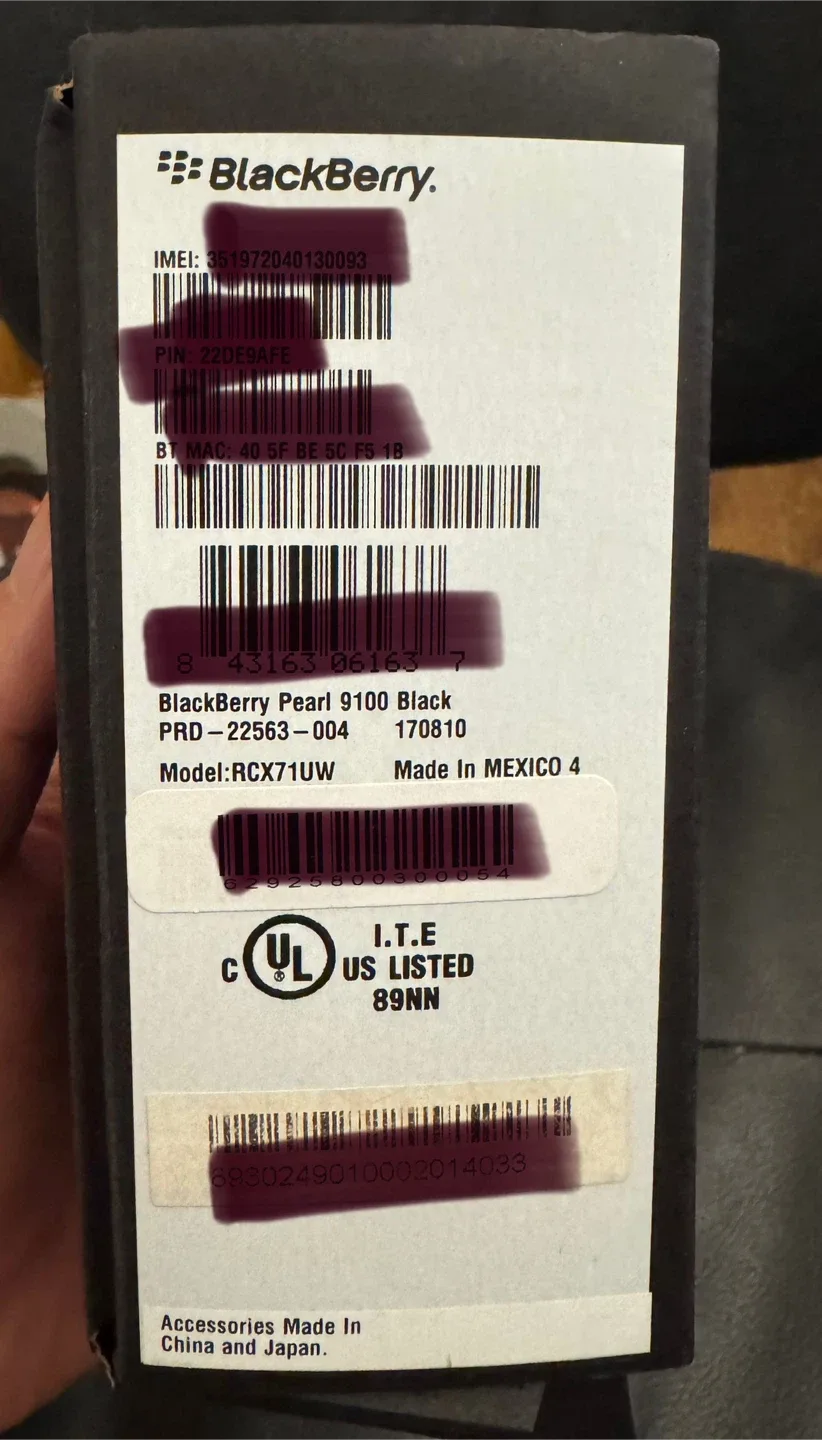 Blackberry Pearl 9100 Black image indicator(6)