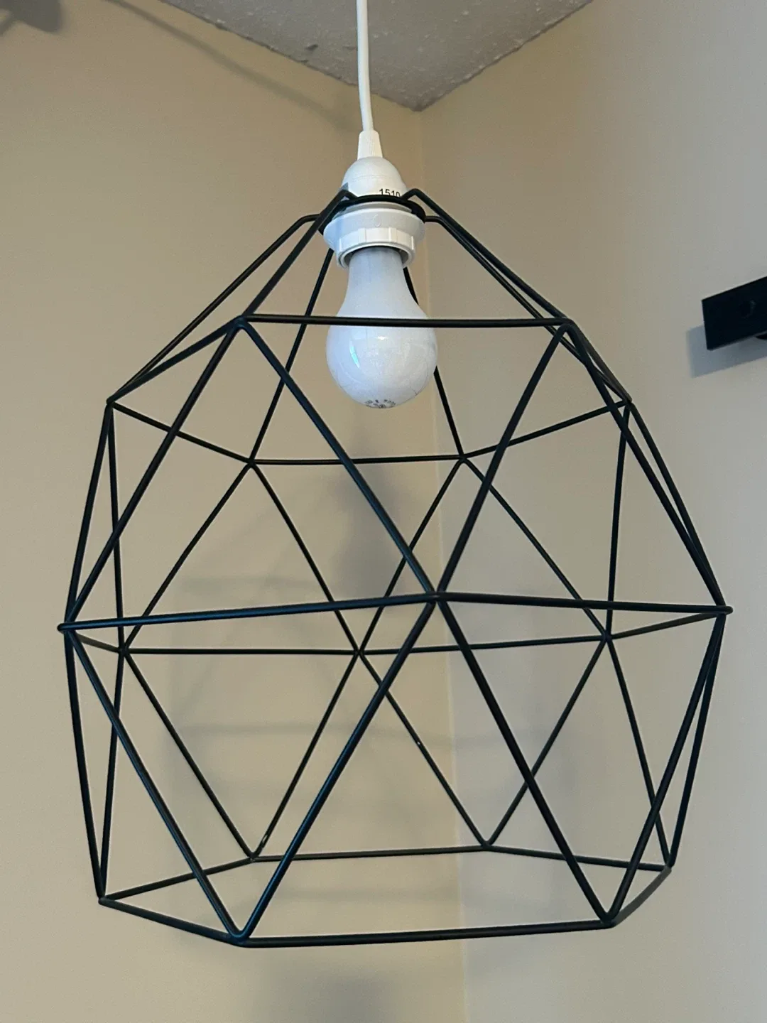 Ikea metal pendants with lights and dimmer switch