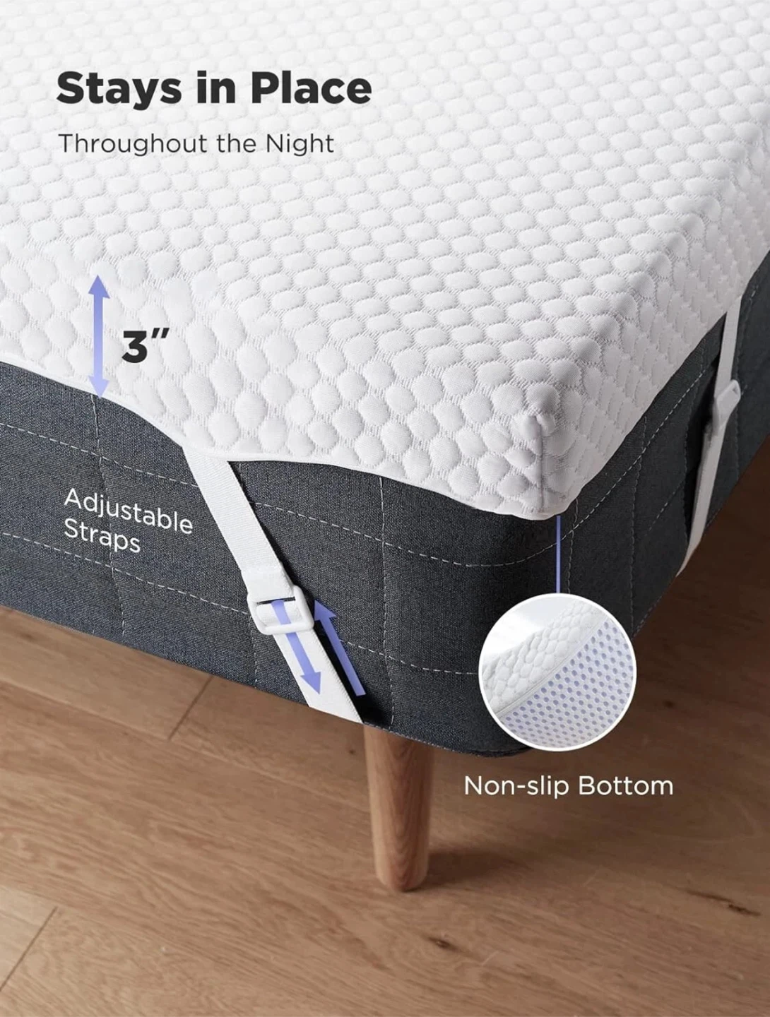 PCMTT3 Mattress Topper - 3" Thick - photo 4