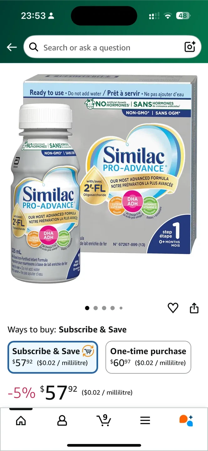 13 Similac Pro-Advance Infant Formula, 235 mL image indicator(3)