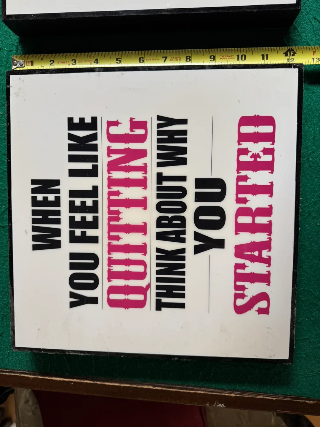 Motivational Wall Art - Optimist & Started Quotes