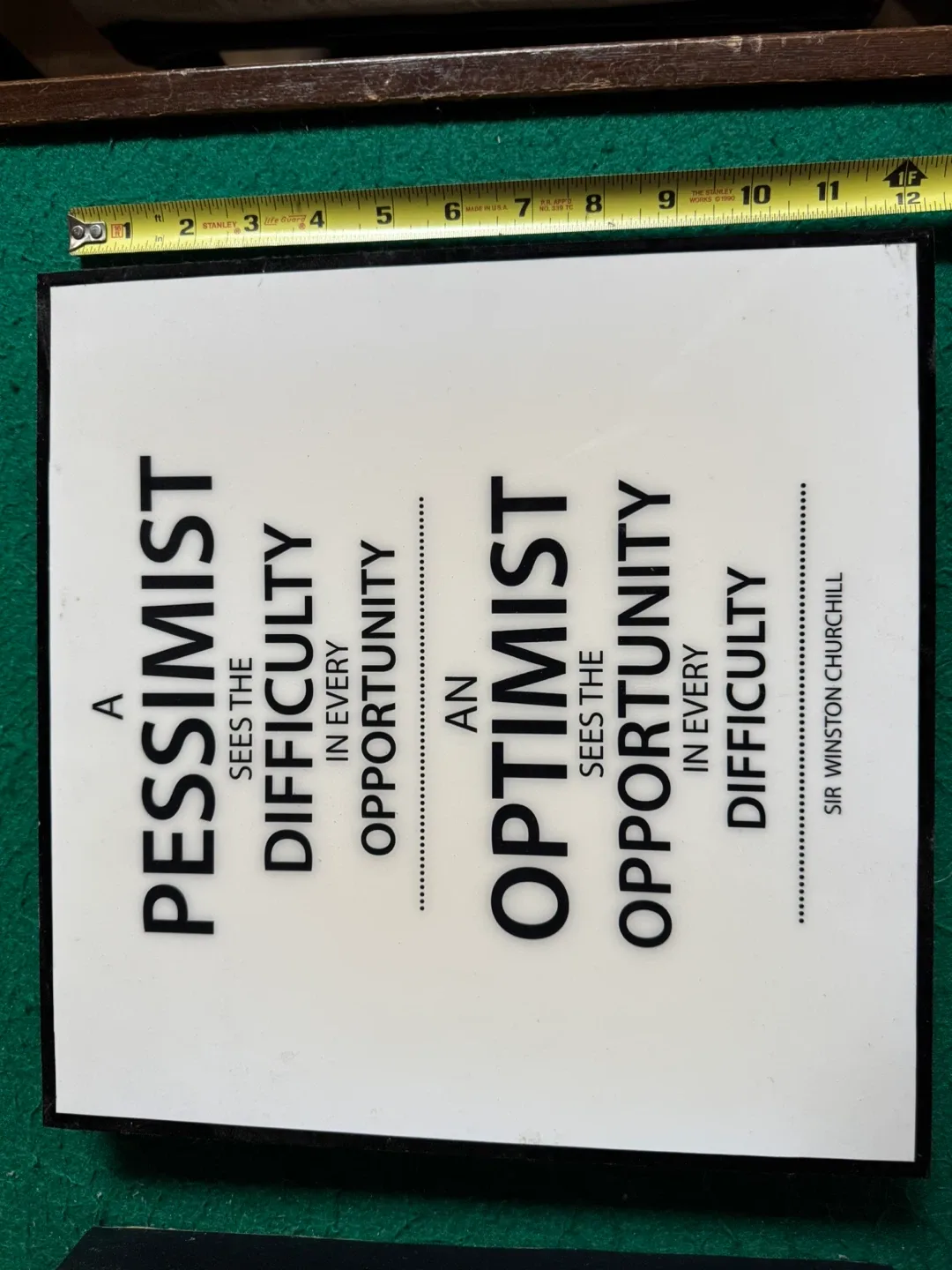 Motivational Wall Art - Optimist & Started Quotes image indicator(2)