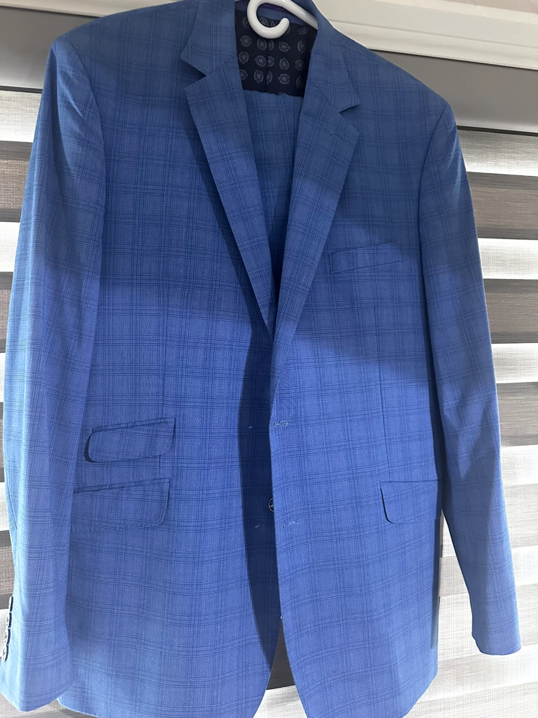 Hawkins & Kent London Suit - jacket Size 44T/ Pants size 36/30 - photo 3