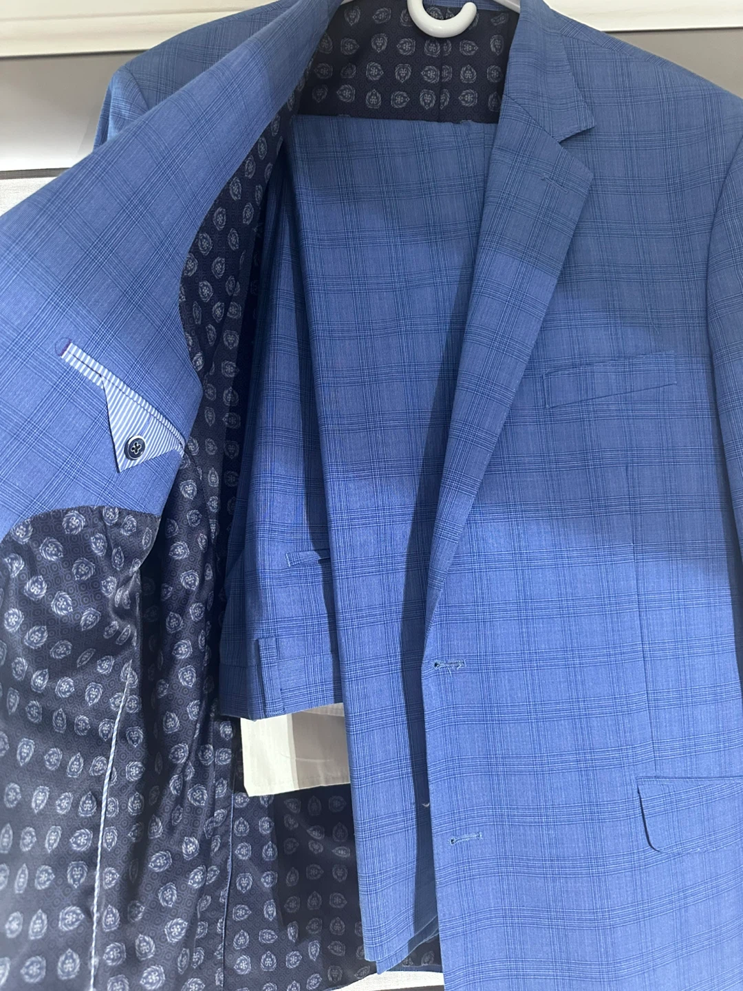 Hawkins & Kent London Suit - jacket Size 44T/ Pants size 36/30 - photo 2