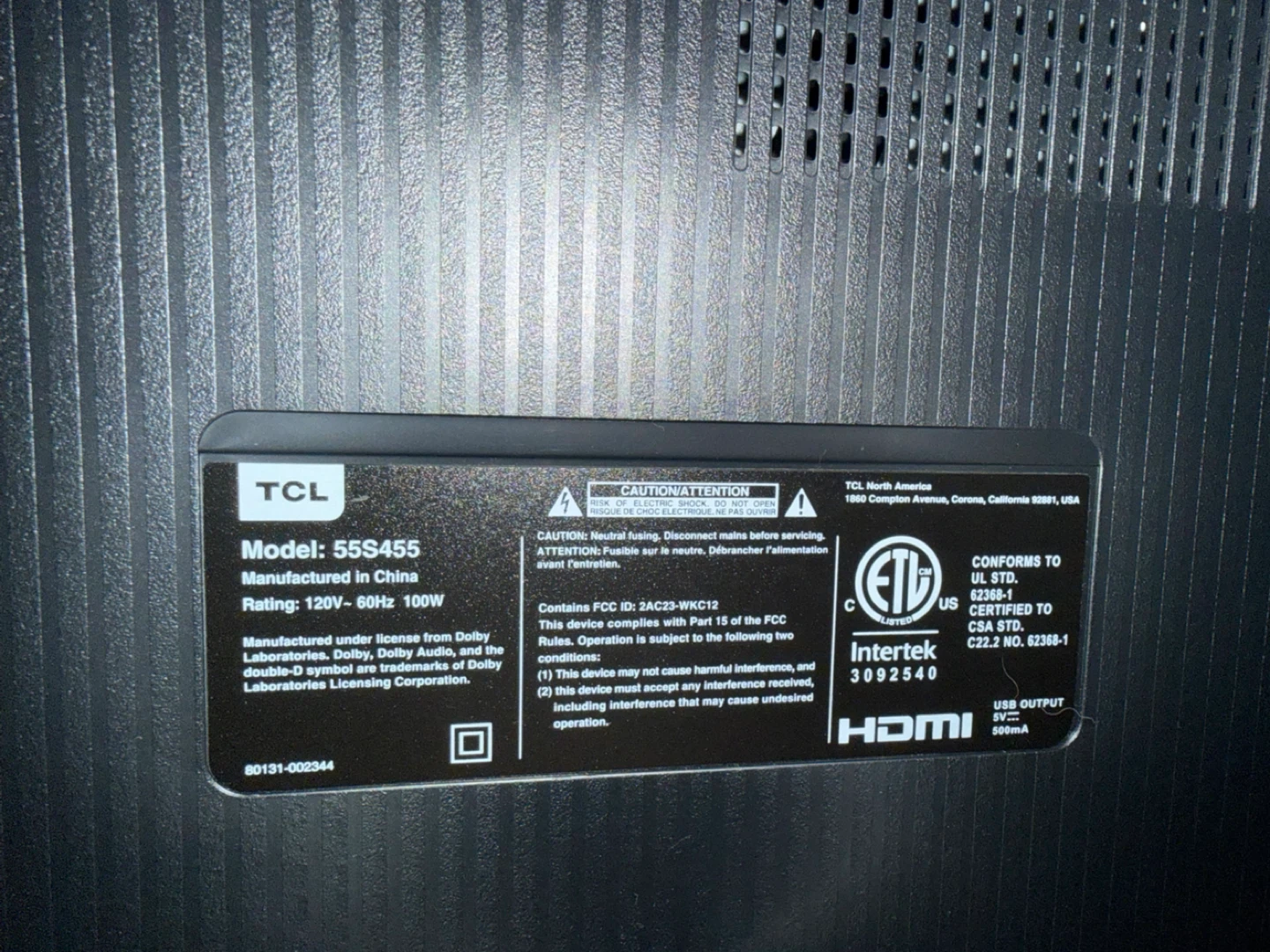 TCL 55S455 55-Inch 4K UHD HDR Smart TV - photo 4