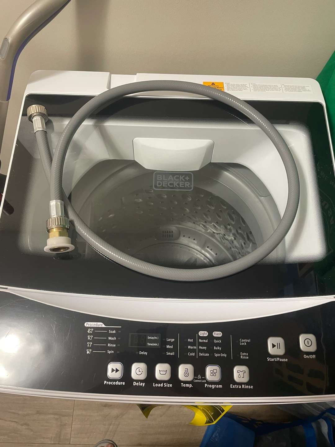 Portable Washing Machine – Black+Decker 1.7 cu ft - photo 2