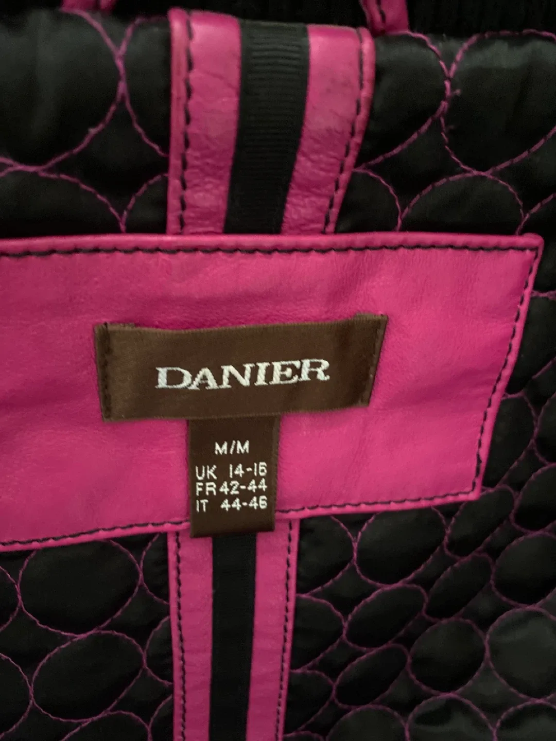 Danier Leather Jacket with Fur Hood - Pink image indicator(6)
