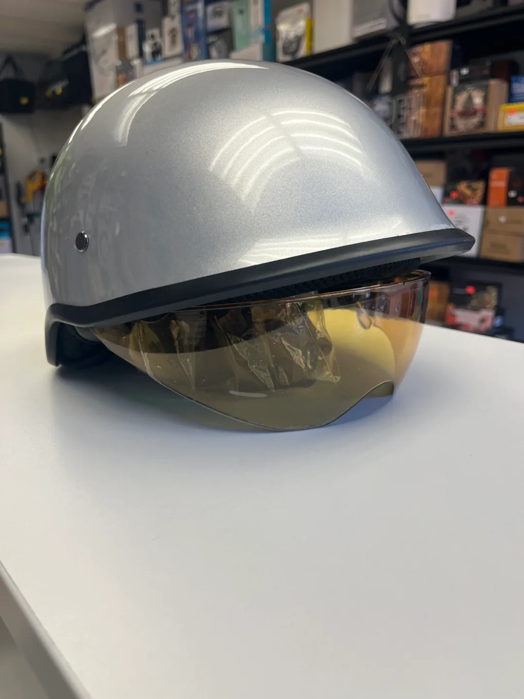 HALF HELMET With drop down visor