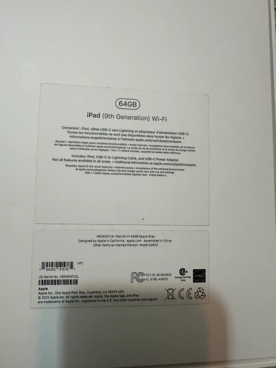 Apple iPad empty boxes - photo 4
